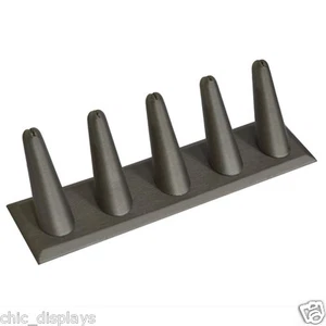 5 Finger Ring Display Grey Ring Display Gray Ring Display Stand Showcase Display - Picture 1 of 2