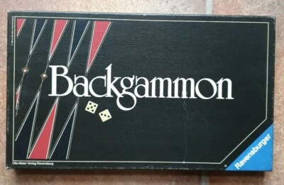 BACKGAMMON von RAVENSBURGER Spielmaterial  TOPP erhalten / NEUWERTIG - Bild 1 von 4