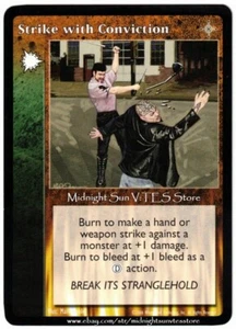 Strike with Conviction Nights of Reckoning V:TES VTES Vampire CCG - Imagen 1 de 1