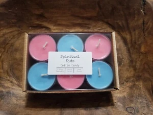 12 Cotton Candy Soy Tealights Fragrant/Essential Oils - Picture 1 of 1