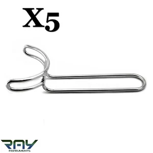 5 Pieces Dental Vestibulum Cheek Lip Retractor Surgical Mouth Opener Surgical CE - Picture 1 of 4