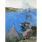 Streeton From Mcmahon's Point Painting Large Canvas Art Print