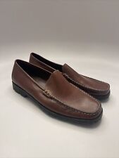 Cole Haan Country womens 10 B Brown Leather Loafers D13261 Rugged Soles EUC