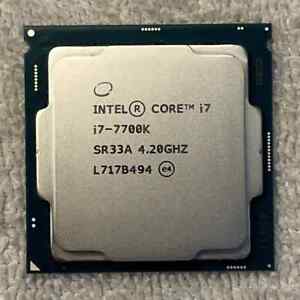 Lot of 9 Intel Core I7-7700K Processor (4.2 GHz, Quad-Core, LGA 1151)
