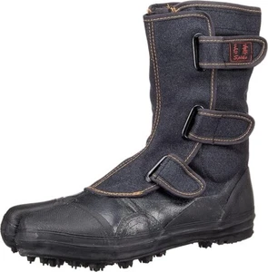 Japanische Sokaido Tabi Arbeitsstiefel Gummi Pin Spike Schuhe Wakaba schwarz I-98 - Bild 1 von 7