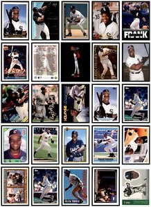 FRANK THOMAS 25 Card Lot  Chicago White Sox Baseball Cards ~L1R