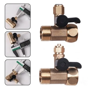 Efficient Water Inlet Valve Brass Three Way Design for Purification Systems - Picture 1 of 20
