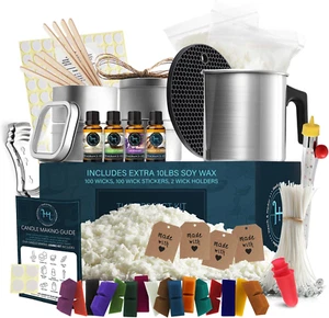 DIY Candle Making Kit for Adults and Kids, Candle Making Supplies, 12 Lbs. Soy C - Picture 1 of 9
