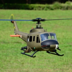 Roban 470 Size RTF UH-1D Army Green RC GPS Helicopter X2 Flight control System - Picture 1 of 12