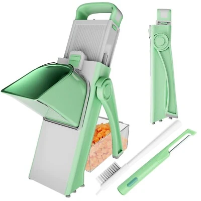 Safe Mandoline Slicer 5 in 1 Vegetable Chopper Food Potato Cutter Adjustable