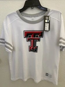***UNDER ARMOUR TEXAS TECH Camiseta cruzada mediana Gameday para mujer nueva con etiquetas - Imagen 1 de 1