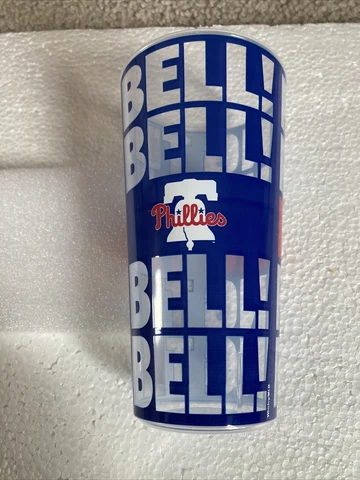 Phillies -Ring The Bell  Plastic Tumbler (Mixed Drink/Frozen Drink Cup) Cover