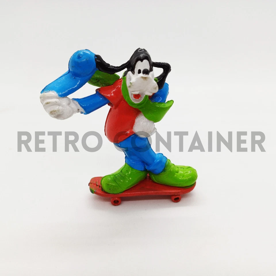 Rubber PVC Figure - Walt Disney Goofy Skater Pippo Schleich Bullyland Smurfs - Immagine 1 di 1