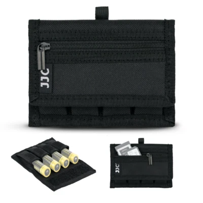 JJC 4 Slots 18650 Battery Pouch Case Bag Holder with Zipper Pocket for SD Card - Image 1 of 4