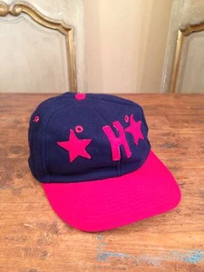 ANTIQUE  HARVARD UNIVERSITY HAT WOOL BASEBALL TRUCKER CAP 1930's SIZE 7  - Picture 1 of 5