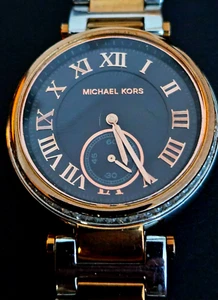 Michael Kors Unisex Quarz Bronze Silber Uhr - Bild 1 von 8