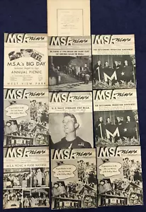 Menge 10 Vintage Magazin: Mine Safety Appliance Co Pittsburgh 1942-1945/VG - Bild 1 von 7