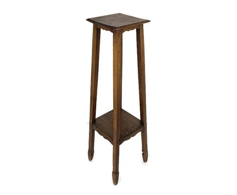 Art Nouveau Pedestal Table Plant Flower Stand Side Table 2 Tier Art Deco Barn st Cover