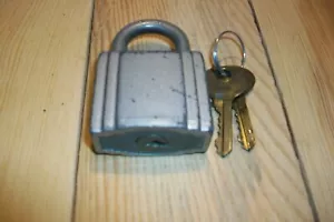 VINTAGE CORBIN CABINET LOCK CCL PADLOCK & KEYS. - Picture 1 of 7