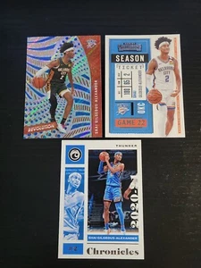 Shai Gilgeous Alexander LOT REVOLUTION 32 SEASON TICKET 74 CHRONICLES 11 THUNDER - Picture 1 of 2