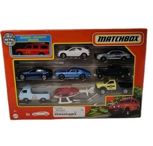 MATCHBOX 8-Car, 1 Helicopter Gift Exclusive Diecast Vehicles Set Metal 9 Pieces  - Picture 1 of 18
