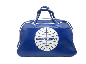 Bolsa de Viaje Edición Limitada PAN AM Azul Explorer Estilo Bowler, Asa Superior - Imagen 1 de 23