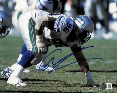 Cortez Kennedy Autographed 8x10 Photo Seattle Seahawks Beckett BAS QR #AE31666 - Image 1 of 2