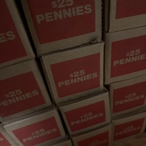 Unsearched, Unopened, SEALED Box Of Pennies $25 Face Value, Rare Discontinued! - Picture 1 of 1