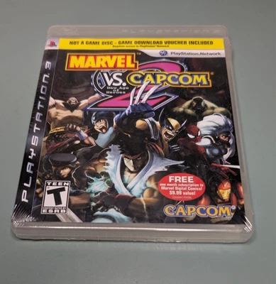 Marvel vs. Capcom 2(PlayStation 3, PS3 2012)New/Sealed-NO DISC, READ DESCRIPTION - Image 1 of 4