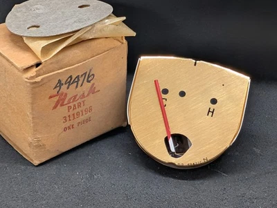 Nuevo de Lote Antiguo 1956 Nash Rambler indicador de temperatura del agua indicador de tablero 3119196 Foto 1 de 4