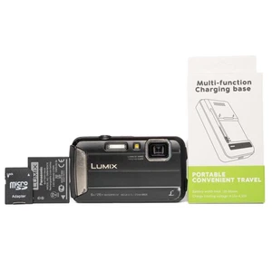 Panasonic LUMIX DMC-FT30 16,1 megapixel fotocamera digitale - nero - PERFETTAMENTE FUNZIONANTE - Foto 1 di 7