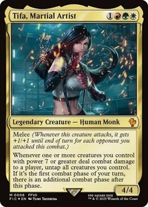Tifa, Martial Artist - Foil Magic mtg Light Play, English Commander Final Fantas - Picture 1 of 1