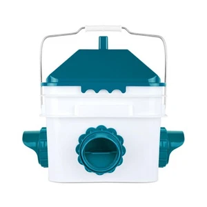 10 Pounds Chicken Feeder with 4 Ports, Rainproof Poultry Feeder for Up to 10 ... - Picture 1 of 6