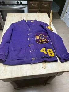 1948 Student Central Catholic High School Fort Wayne In Sweater - Picture 1 of 7
