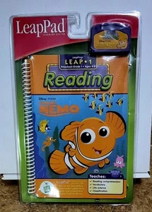 Leap Frog LeapPad FINDING NEMO Reading Book & Cartridge Preschool - Grade 1. NEW - Picture 1 of 2