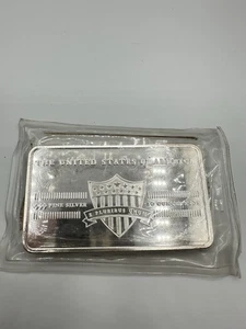 Apmex 10 oz Pure Silver 999 United States Of America E Pluribus Unum/Shield Bar - Picture 1 of 8
