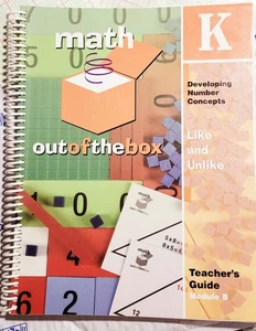 Math Out of the Box K Developing Number Concepts Like And Unlike Teachers Guide  - Picture 1 of 4
