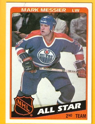 Topps Mark Messier 1984 A/S #159 casi nuevo+ engrasadores Foto 1 de 2