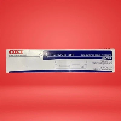 正品 OKI 40629302 Ribbon Pacemark 4410 打印机 黑色 墨盒 原始设备制造商 全新 — 第 1/3 张图片
