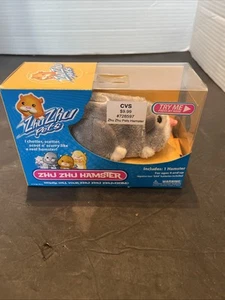 2008 Zhu Zhu Pet Gray Hamster (Unopened, In Original Packaging) - Picture 1 of 6