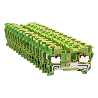 Lot of 15 Phoenix Contact 3209536 Ground Terminal Block, 2-Position, 5.2mm - Image 1 of 4