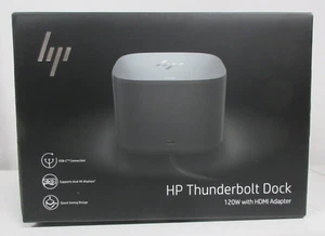 NEW HP Thunderbolt Dock 120W, Universal Docking Station (6HP48AA#ABL) B7S2 - Afbeelding 1 van 6