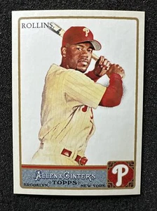 Jimmy Rollins #31 2011 Topps Allen & Ginter's QTY Philadelphia Phillies - Imagen 1 de 2