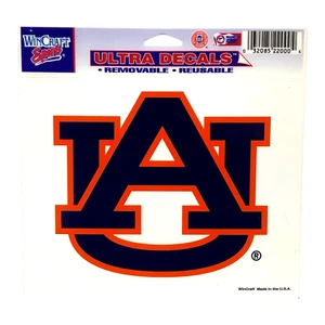NCAA Auburn Tigers 5 3/4” Logo Decal by WinCraft Removable Reusable NEW - Picture 1 of 1