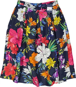 Neu !! GANT Damen Rock D2. HUMMING FLORAL PLEATED SKIRT blau-mix Gr. 42 - Bild 1 von 2