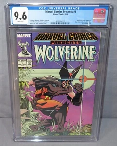 MARVEL COMICS PRESENTA #1 (Wolverine, Man-Thing, Silver Surfer) CGC 9,6 NM+ 1988 - Foto 1 di 3