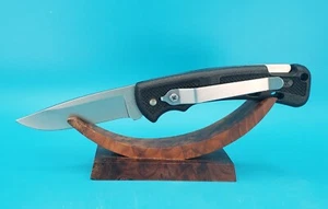 Buck USA 442 “Bucklite" Black Lockback Plain Edge Pocket Knife! 1998 DATE - Picture 1 of 12