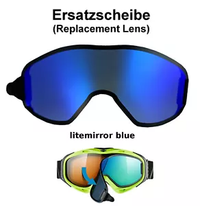 UVEX g.gl 300 Take Off Uvision Ersatzscheibe blue Skibrille Goggle Snowboard - Bild 1 von 1