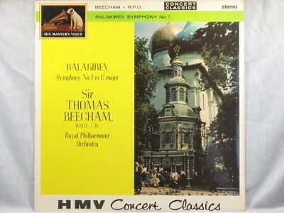 Balakirev - Symphony No. 1 - Sir Thomas Beecham - HMV SXLP 30002 - Image 1 of 4