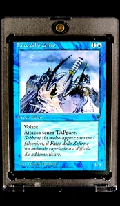 1995 MTG Magic The Gathering Italian Legends Falco dello Zefiro Zephyr Falcon NM - Picture 1 of 11